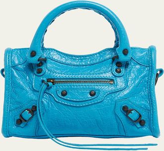 Balenciaga Le City Nano Leather Top-Handle Bag