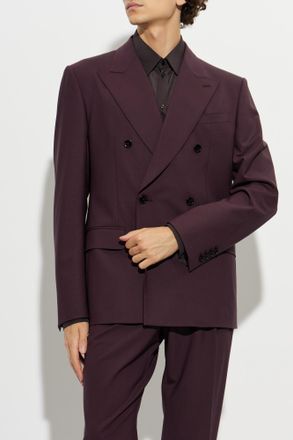 Dolce & Gabbana Silk Shirt With Collar, Mens, Brown
