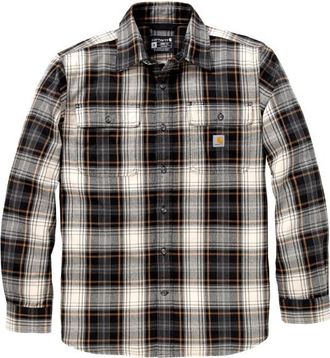 Carhartt Work in Progress L/S Plaid Shirt Hemd f&uuml;r Herren | grau