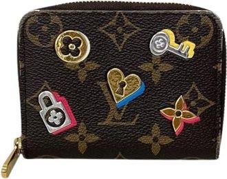 Louis Vuitton Pre-owned Wallets, female, Brown, Size: ONE SIZE Pre-owned Canvas Wallet