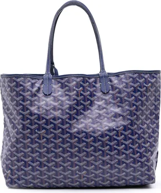 Goyard Pre-owned Womens Saint Louis Tote Bag - Dark Blue Textile - One Size
