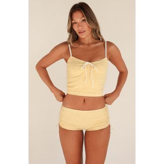 Dippin' Daisy's Swimwear Diane Shorts in Vanilla Custard at Nordstrom, Size X-Large