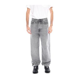 Only & Sons Fade Loose Jeans - Heren - Loose Fit Jeans - Grijs - W34 - Katoen - Jeans
