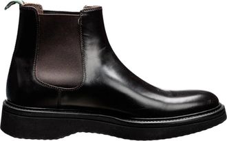 Green George Gepolijste Beatles Stijl Model - Heren - Chelseaboots - Bruin - 40 1/2 EU - Schoenen
