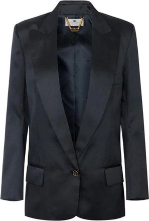 Elisabetta Franchi Gazar Jas - Dames - Blazers - Zwart - XS - Polyester - Jassen