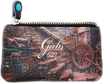 Gabs Kleurrijke Rits Sleutelhanger - Dames - Sleutelhangers & Tashangers - Bruin - ONE Size - Leer - Accessoires