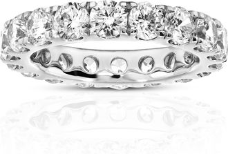 Vir Jewels 3 cttw Lab Grown Diamond Eternity Ring Wedding Band in 14K White Gold For Women