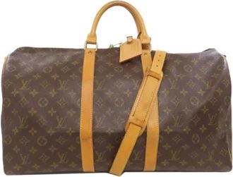 Louis Vuitton Pre-owned Weekend Bags, female, Brown, Size: ONE SIZE Pre-owned Vintage Boston Bag