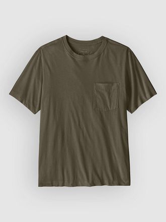Patagonia Daily Pocket Camiseta verde