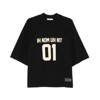 Ih Nom Uh Nit T-Shirts, male, Black, Size: M Maglietta girocollo mezza manica con logo