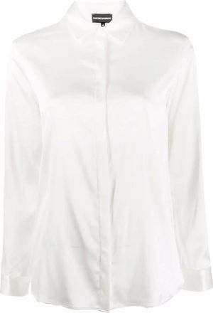 Emporio Armani Mujer, Blusas y Camisas, Blanco, Talla: L