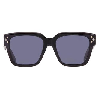 Dior CD DIAMOND S3F Blue Square Mens Sunglasses DM40084F 01V 55