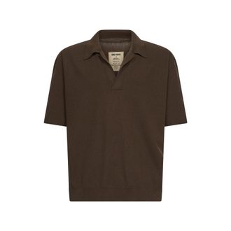 Uma Wang Polo Shirts, male, Brown, Size: M Uma Wang T-shirts and Polos Brown