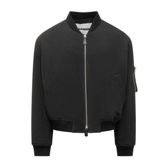 Jil Sander Bomberjack - Heren - Bomber jackets - Zwart - 2XL - Polyester - Jassen