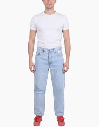 Diesel Mens DIESEL Mens Denim Jeans Regular Fit Straight Cotton - Blue - Size: 34/32