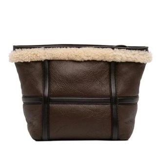 Bottega Veneta Pre-owned Handbags, female, Brown, Size: ONE SIZE Pre-owned Leather Clutch