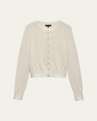 Rag & Bone Molly Pointelle Knit Cardigan