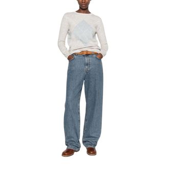 Pennyblack Ronde hals gebreid - Dames - Truien - Beige - Maat: M