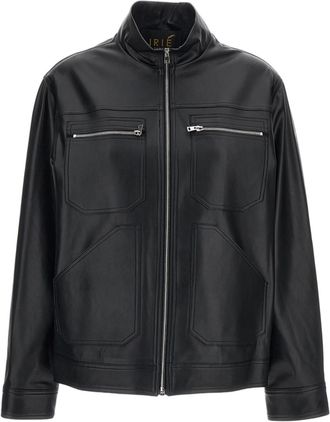 Iri&eacute; Black Cropped Pocket Detail Jacket