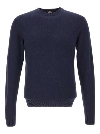 Colmar ribbed crew-neck sweater - men - Wool/Polyamide/Cashmere/Viscose - S - Blue