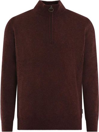 Barbour Holden Half Zip Jas - Heren - Coltruien - Rood - M - Truien & Vesten
