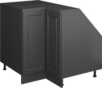 Vicco Armario Para Techo Inclinado Armario De Esquina Rion, Antracita Casa De Campo, 75.6 X 81.6 Cm Con 1 Puerta, Carcasa Del Armario 60 Cm De Profundidad, 