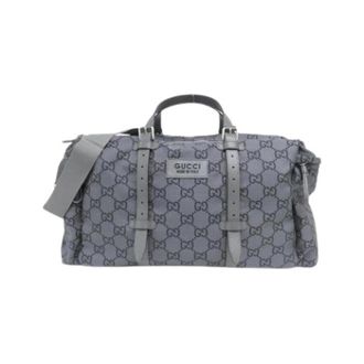 Gucci Pre-owned Weekend Bags, unisex, Gray, Size: ONE SIZE Pre-owned Boston Bag