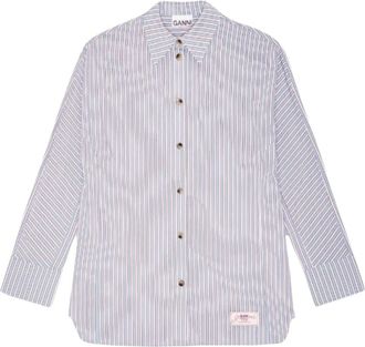 Ganni Mujer, Blusas y Camisas, Azul, Talla: M
