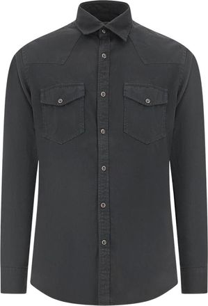 Xacus Camicia in cotone - - Shirts - Uomo - Nero - M