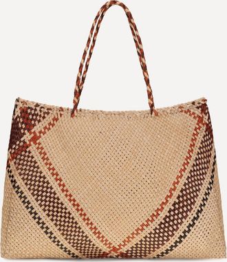 Dragon Diffusion Handwoven leather Tote Bag Female UNI
