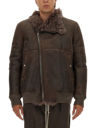 Rick Owens Leder Bomberjacke