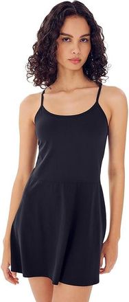 SPLITS59 Simona Airweight Tank Top Dress Womens Dress Black : MD, Nylon/Spandex