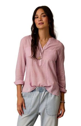 Carve Designs Dylan Textured Shirt in Light Dusk at Nordstrom, Size Xx-Small