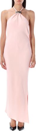 The Attico Womens Cady Midi Dress - Light Pink - Size EU 38 (Womens)