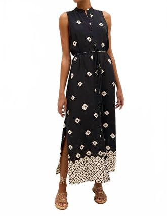 Marie Oliver Kirkley Midi Dress In Ceramic