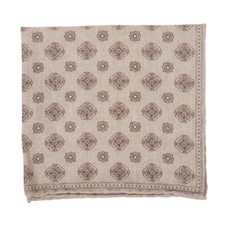 Eleventy Pochette 33x33 - male - Eleventy - Handkerchiefs - Beige - ONE SIZE - Accessories