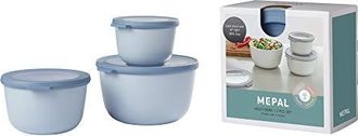 Rosti Mepal Mepal Cirqula Set De 3 Bols Multifuncionales Azul