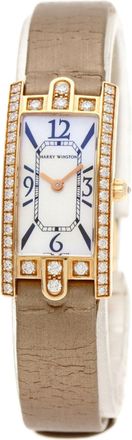 Harry Winston pink gold (18K) Wristwatch (Pre-Owned)