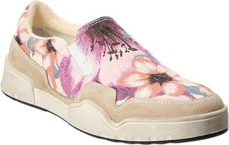 Isabel Marant Delle Canvas & Suede Slip-On Sneaker