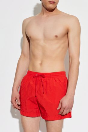 Maison Margiela Swim Shorts, Mens, Red