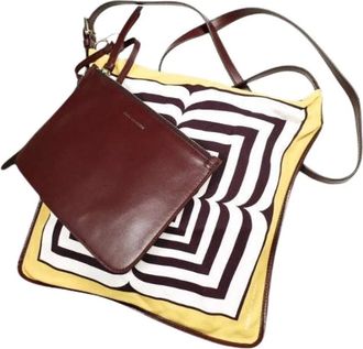 Dries Van Noten Pre-owned Cross Body Bags, female, Yellow, Size: ONE SIZE Pre-owned Leather Cross Body Bag
