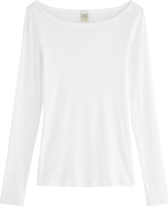 Flore Flore Flore Flore Tende Cotton top - White - M (UK12 / M)