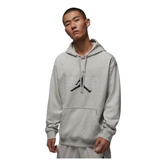 Nike Jordan Air Jordan Sport Crossover Fleece Pullover Hoodie Grey HQ8695-084