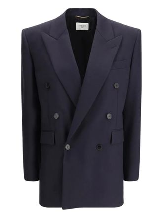 Saint Laurent double-breasted blazer - Blue