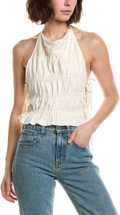 Nia Nia Alix Linen-Blend Top