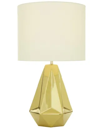 CosmoLiving by Cosmopolitan Cosmoliving By Cosmopolitan Modern Ceramic Gold Table Lamp
