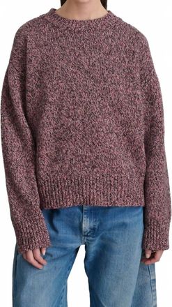 B Sides Lambswool Crew Sweater In Etowah Twist