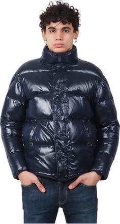Ciesse Piumini Blauwe Atacama Dons Bomberjack - Heren - Winterjassen - Blauw - M - Jassen