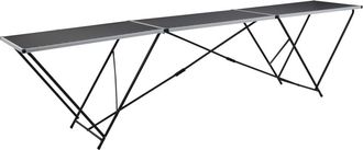 vidaXL Vidaxl - Mesa Para Empapelar Plegable De Mdf Y Aluminio 300x60x78 Cm