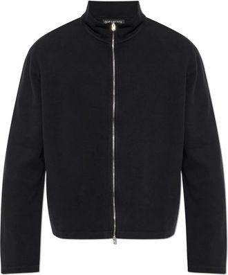 Our Legacy Shrunken Fullzip Sweatshirt - Heren - Vesten met rits - Zwart - L - Katoen - Hoodies & sweatvesten